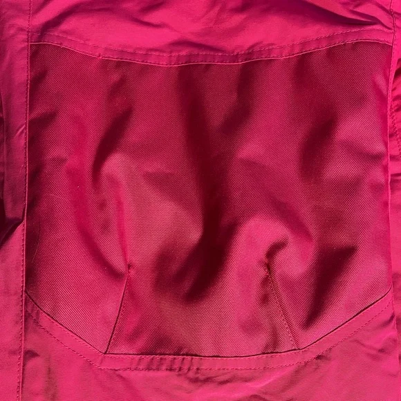 L.L. Bean Ski Snow Pants Bib Girls Youth Size 16 Insulated Pink Reinforced Knees - Picture 6 of 14